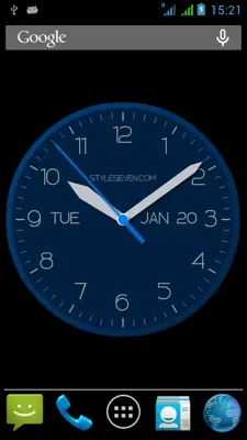 Modern Analog Clock-7 android App screenshot 3